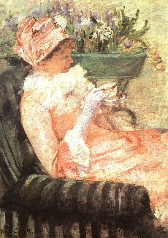 Mary Cassatt The Cup of Tea 1 oil painting picture